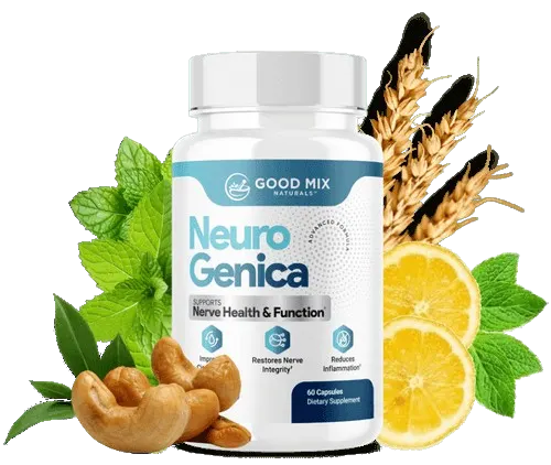 NeuroGenica Nerve Support Supplement Bottle